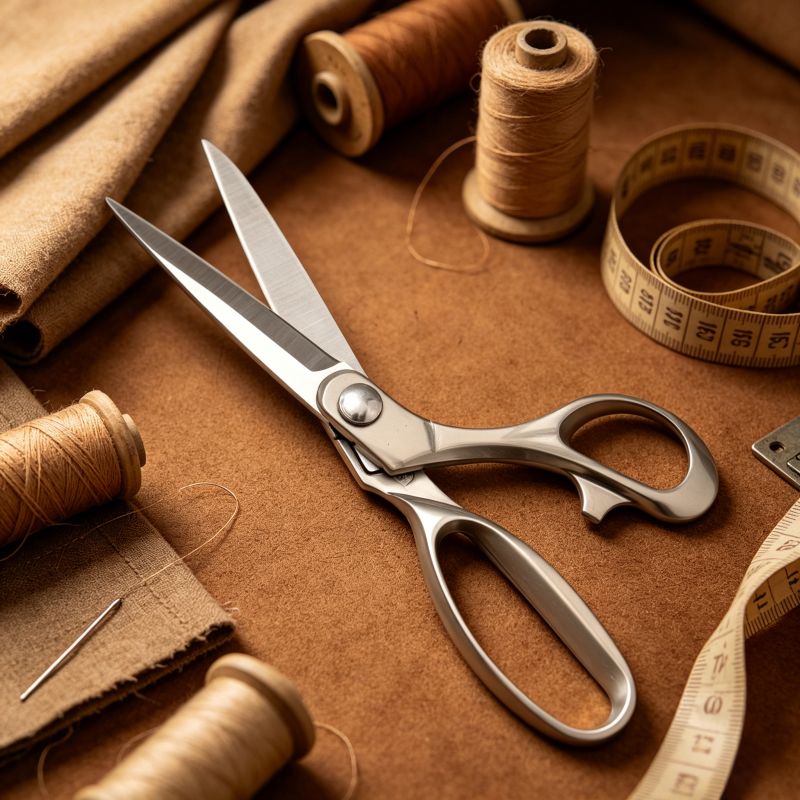 Professional Fabric Scissors - Heavy Duty Tailor Shears for Sewing & Crafting